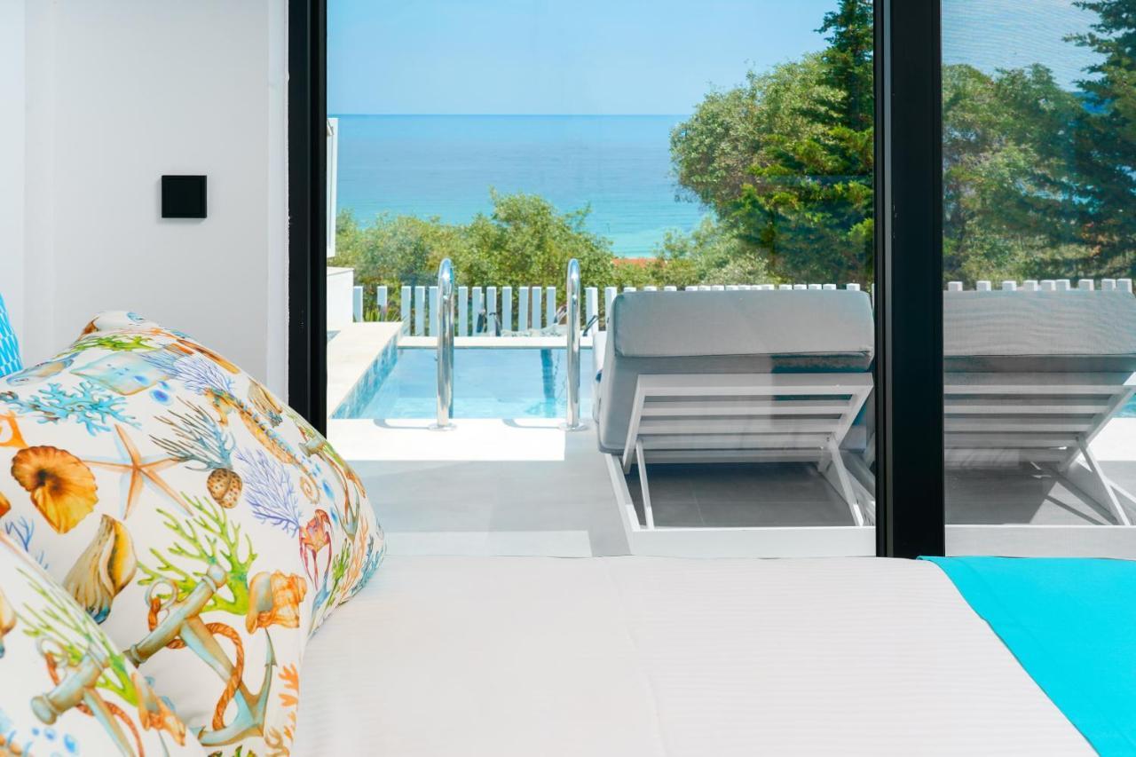 Mythodea Prive Luxury Suites Chrisi Ammoudia Exteriör bild